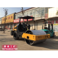 湖南永州六吨单钢轮土石方压路机 管道沟槽乡村路基震动压实机