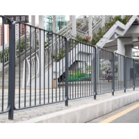 锌钢护栏港式基坑防护栏防撞栏杆围档交通安全设施基坑波形防护栏