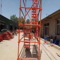 建筑护网爬梯 箱式爬梯 组合框架爬梯 河北梯笼厂家供应