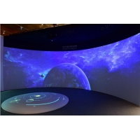 多媒体全息展示厅 180 360度幻影成像投影环幕