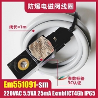 Em551091 220VAC 3C防爆电磁阀线圈