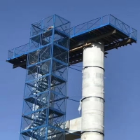 供应三米安全梯笼 建筑施工梯笼 箱式梯笼