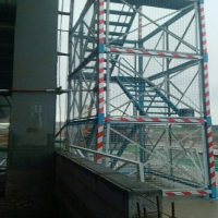 桥梁箱式梯笼 框架梯笼 建筑安全梯笼