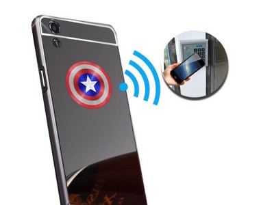 达尔维超薄门禁手机防磁卡智能IC手机贴电梯卡复制可擦写NFC芯片贴图1