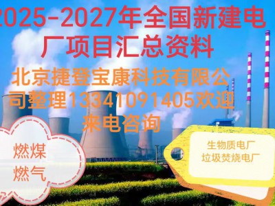 全国优质电厂及投产电厂项目大盘点图1