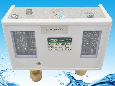 DANHI丹海JC-606双接点双信号双压压力开关3S双压力口压力控制器图1