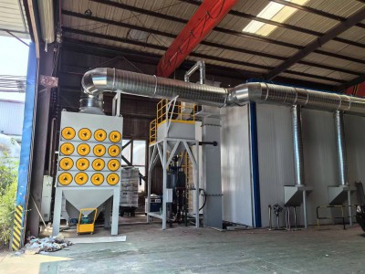 集成化设计无基础喷砂房涂装前处理设备图2