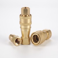 KZD中压高性能气液共用快速接头(黄铜)