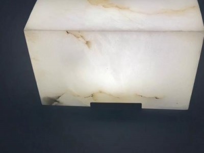 西班牙云石灯罩进口天然云石灯片云石圆球圆筒圆柱定制图4